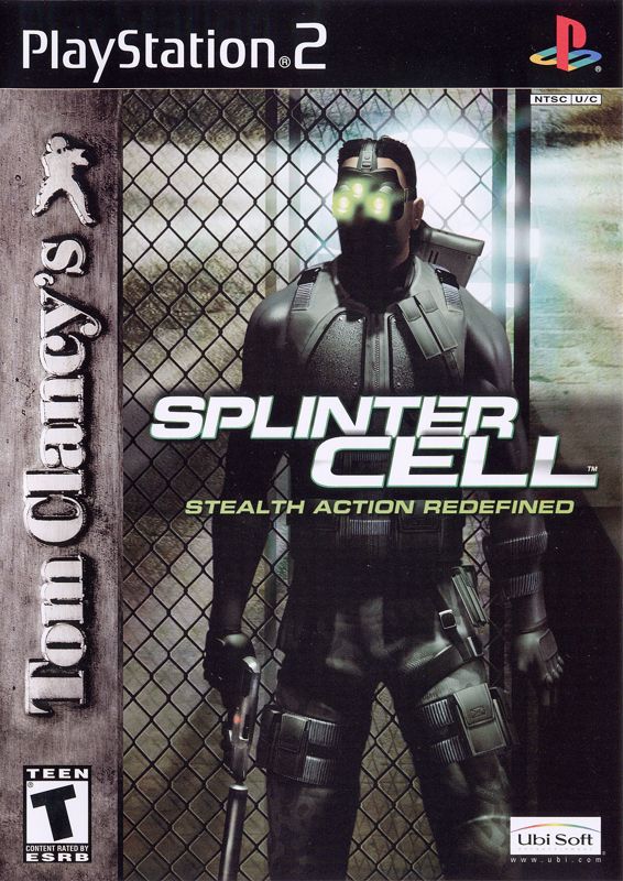 Splinter Cell box art for Playstation 2